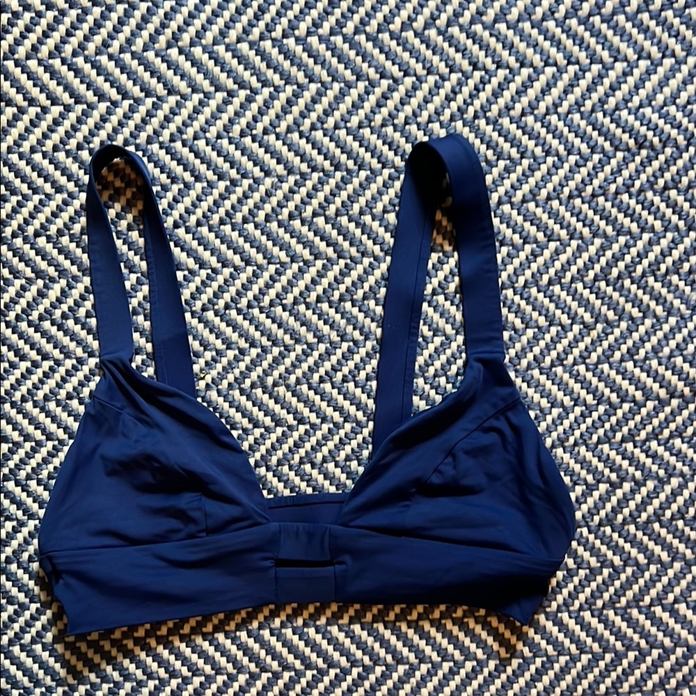 Vitamin A Blue Bikini Top